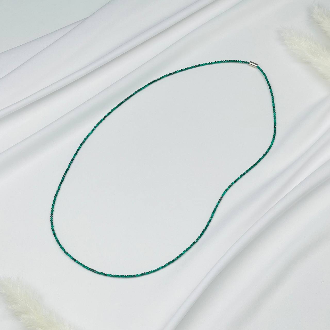 Радуга Самоцветов Украшение- трансформер (колье/браслет) из Малахита