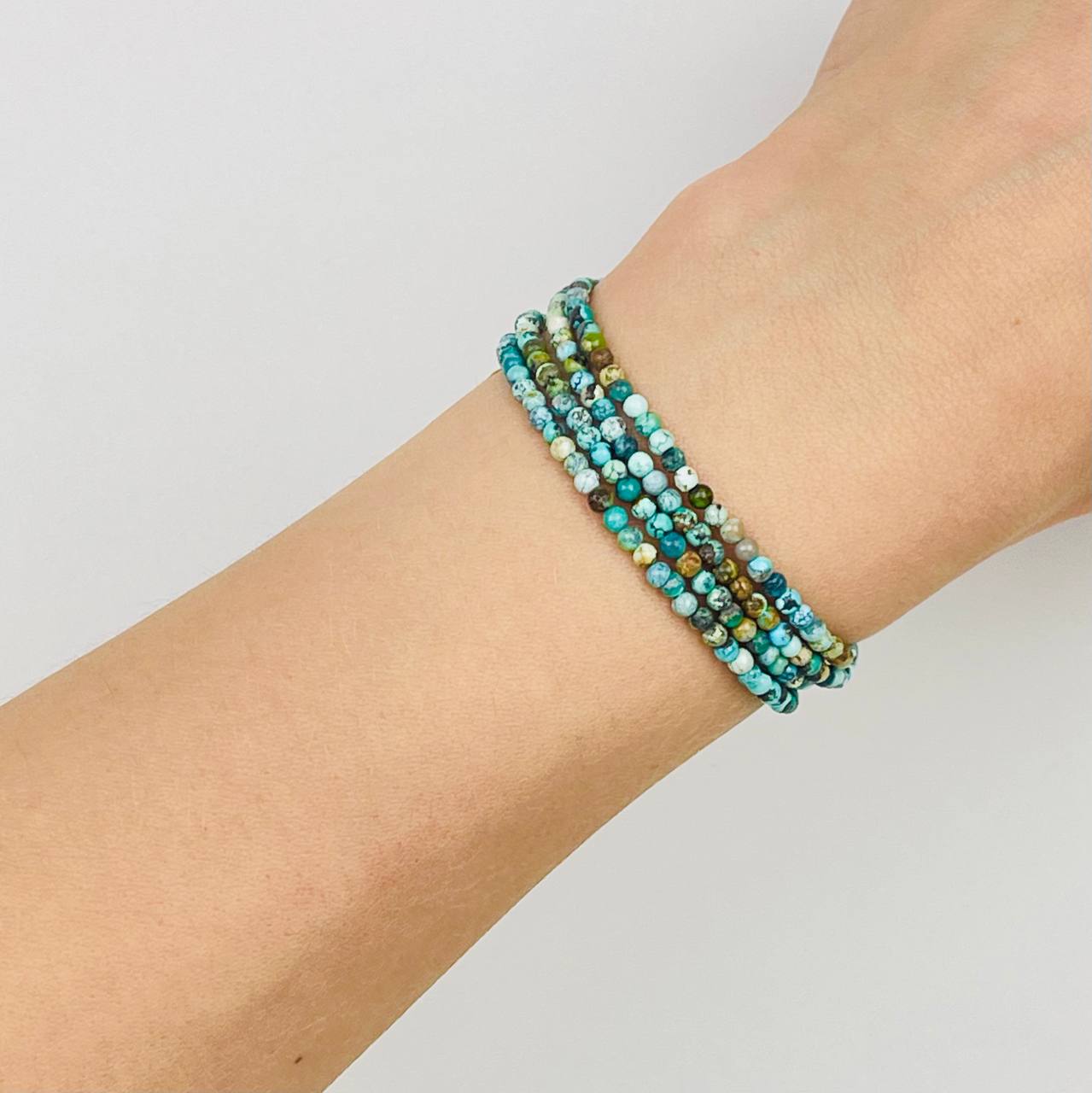 Радуга Самоцветов Украшение- трансформер (колье/браслет) из Бирюзы