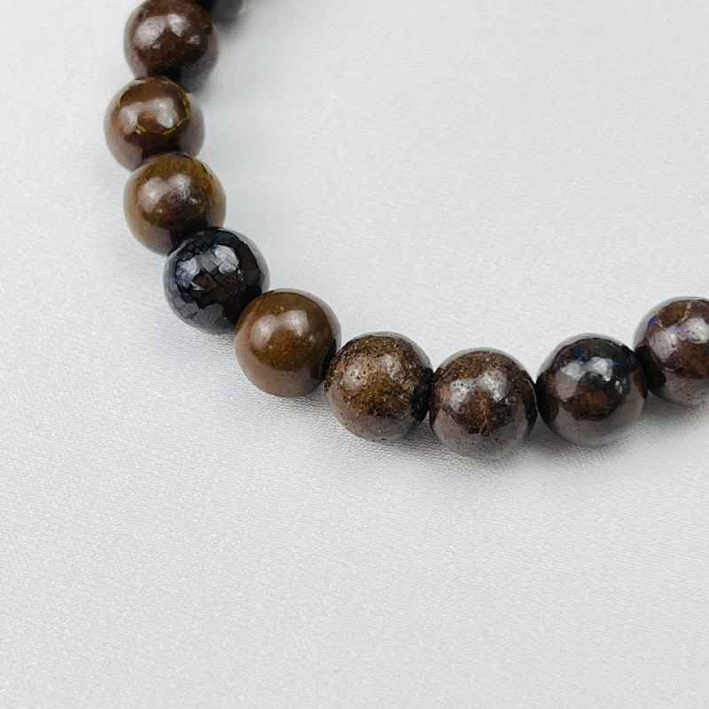 Радуга Самоцветов Браслет из древесного Опала