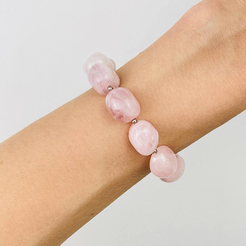 Радуга Самоцветов Браслет из Розового кварца