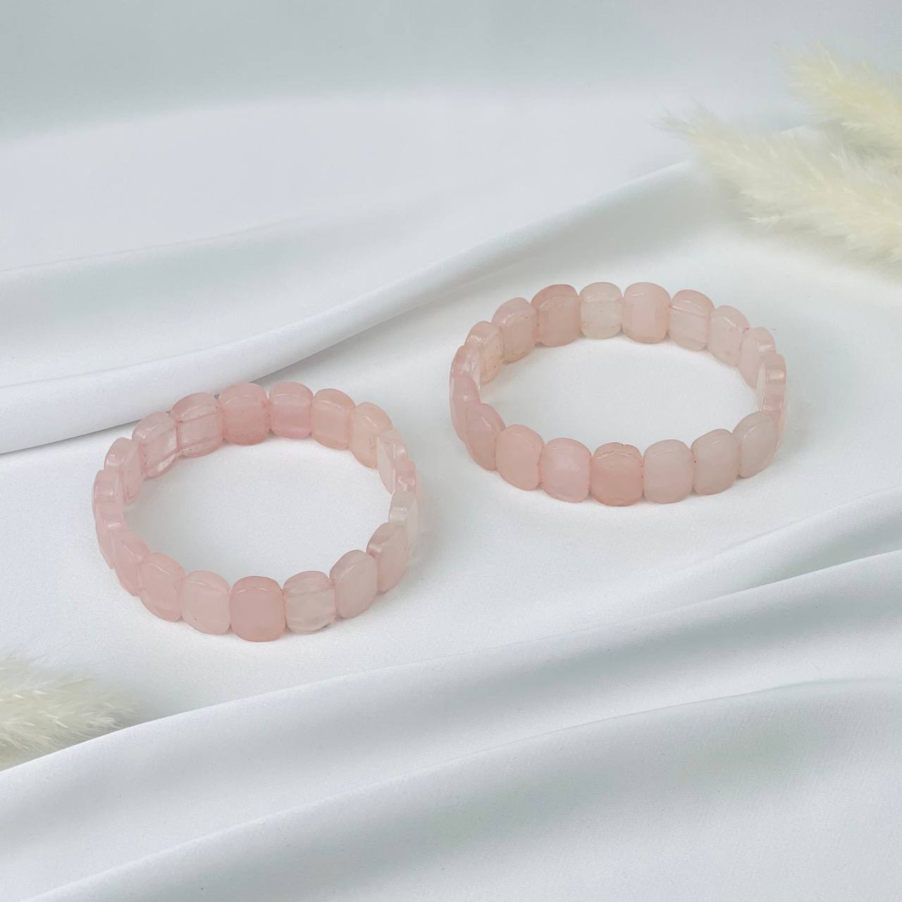 Радуга Самоцветов Браслет из Розового кварца