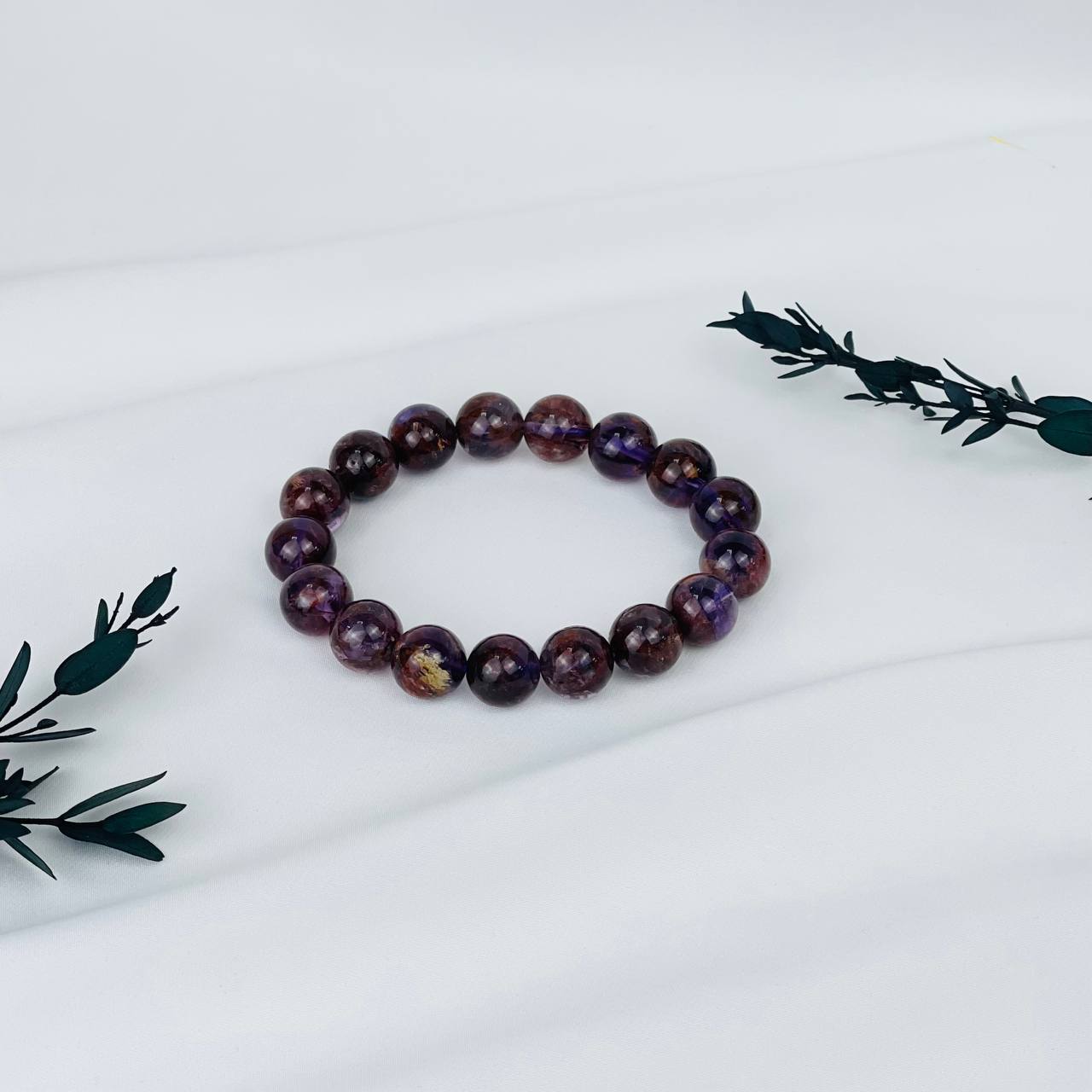 Радуга Самоцветов Браслет из Ауралита (Канадский аметист)