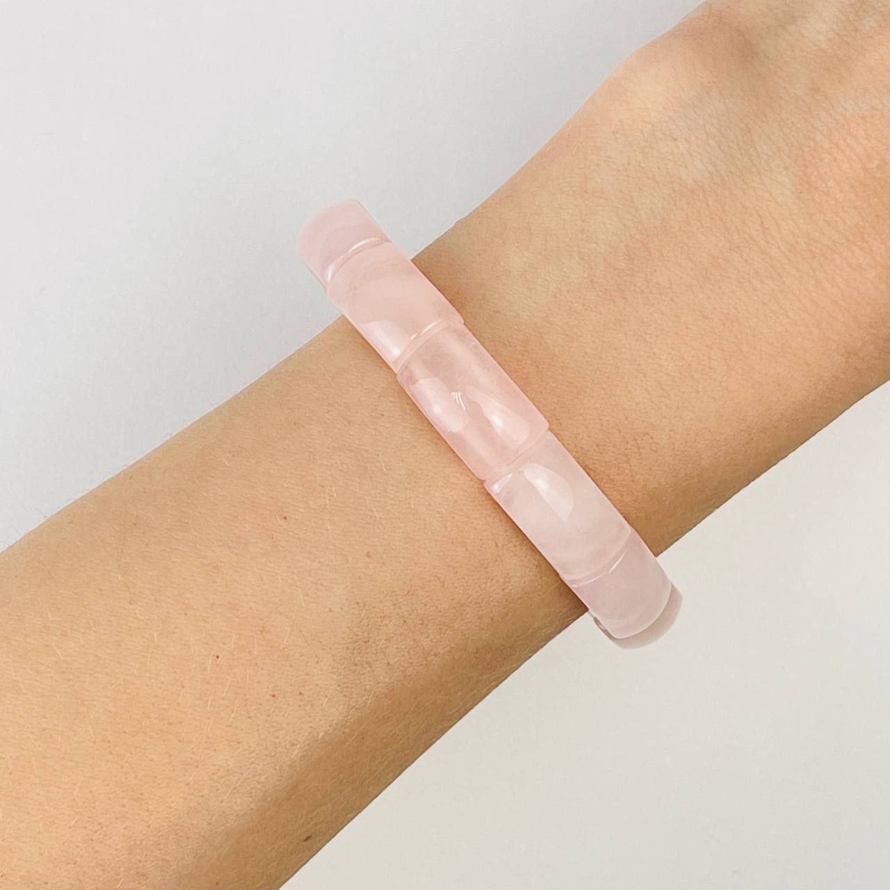 Радуга Самоцветов Браслет из Розового кварца