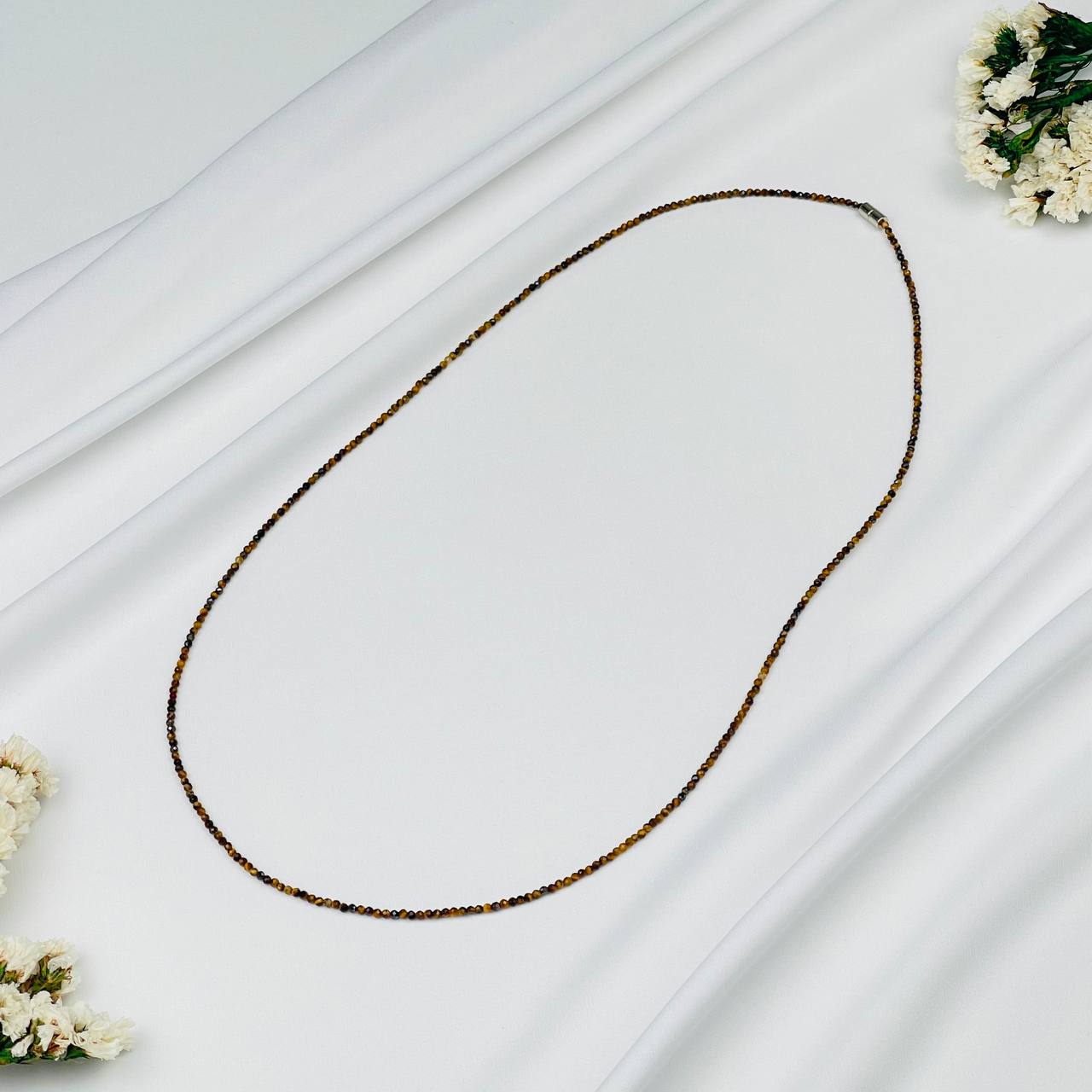 Радуга Самоцветов Украшение- трансформер (колье/браслет) из Тигрового глаза