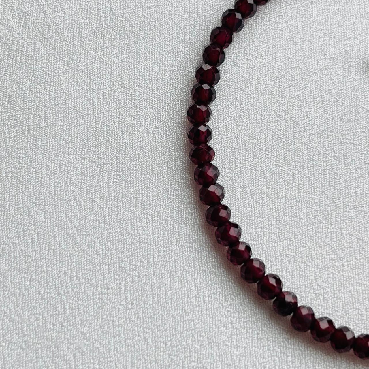 Радуга Самоцветов Браслет из Граната (Пироп)