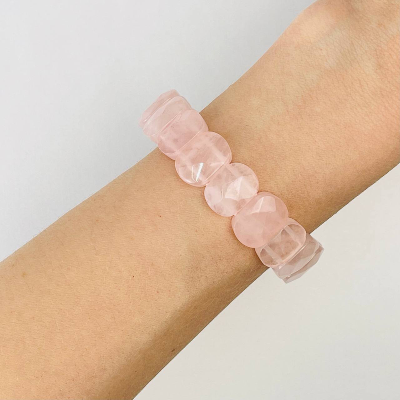 Радуга Самоцветов Браслет из Розового кварца