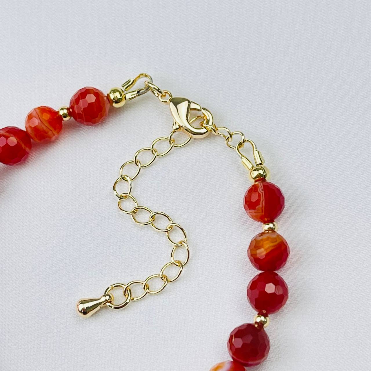 Радуга Самоцветов Браслет из Сардоникса и Пренита