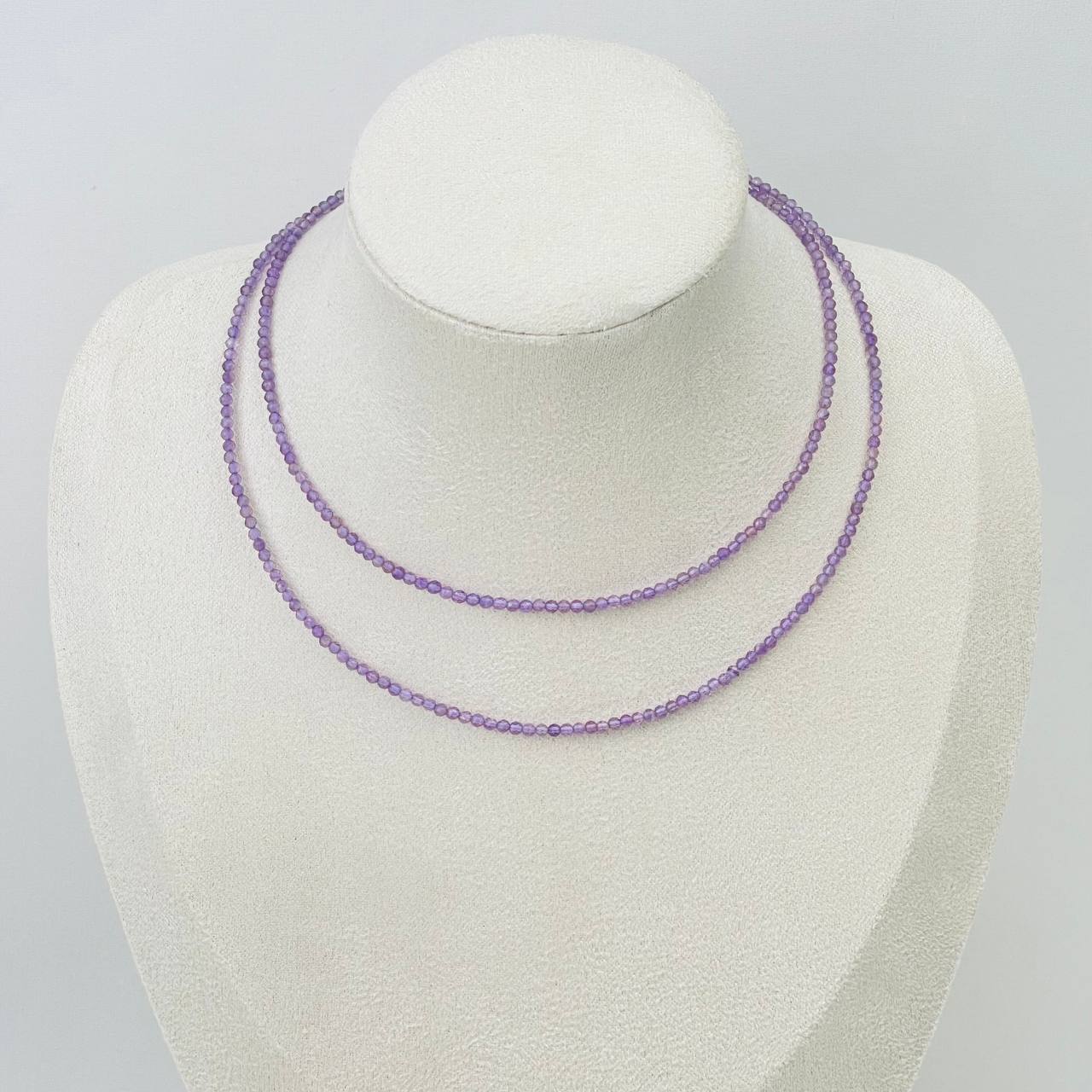 Радуга Самоцветов Украшение- трансформер (колье/браслет) из Аметиста