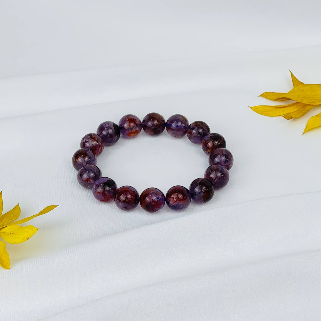 Радуга Самоцветов Браслет из Ауралита (Канадский аметист)