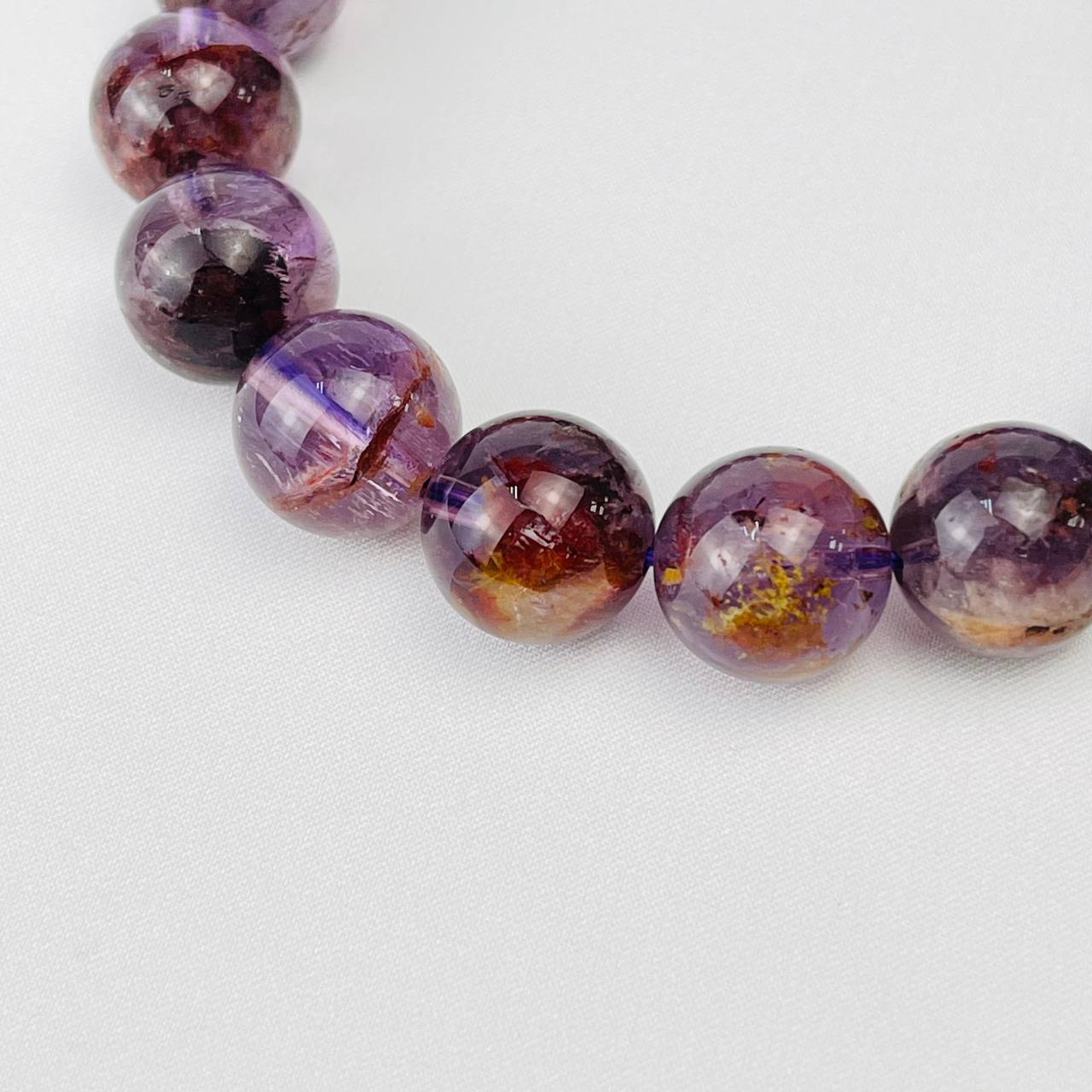 Радуга Самоцветов Браслет из Ауралита (Канадский аметист)