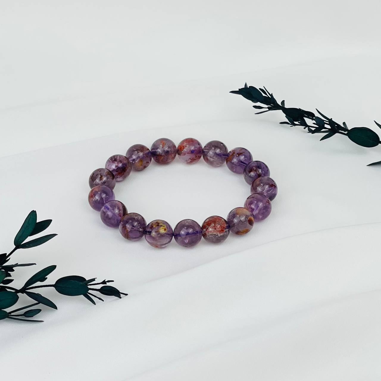 Радуга Самоцветов Браслет из Ауралита (Канадский аметист)