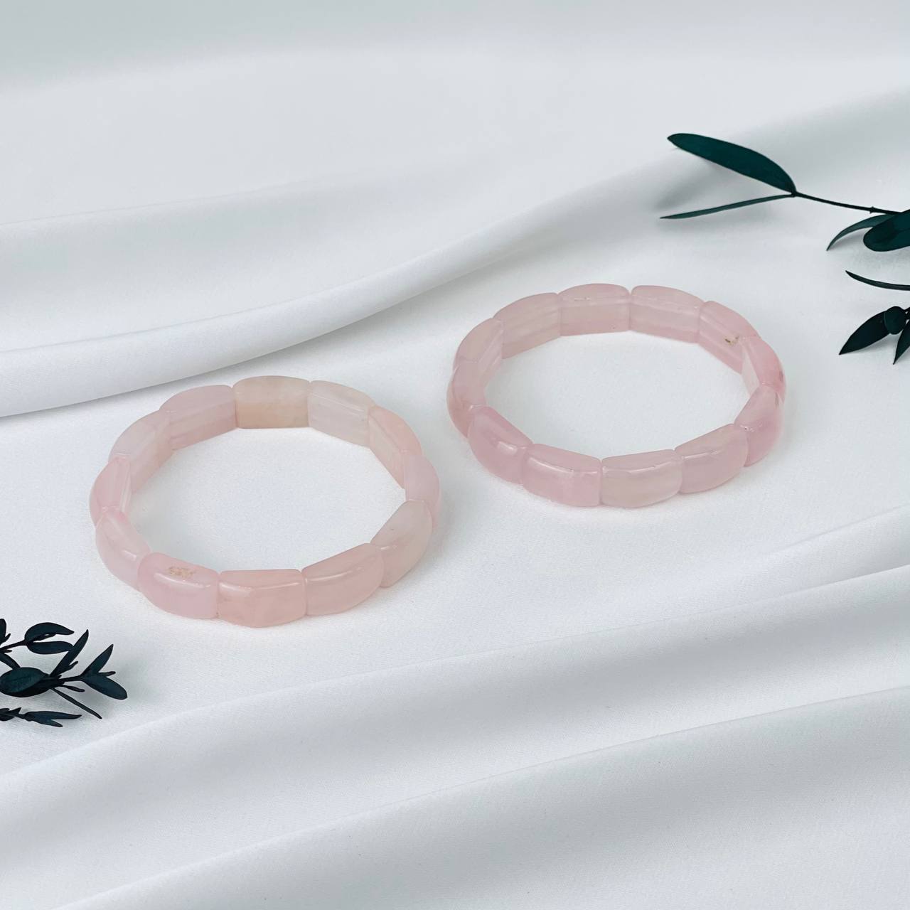 Радуга Самоцветов Браслет из Розового кварца