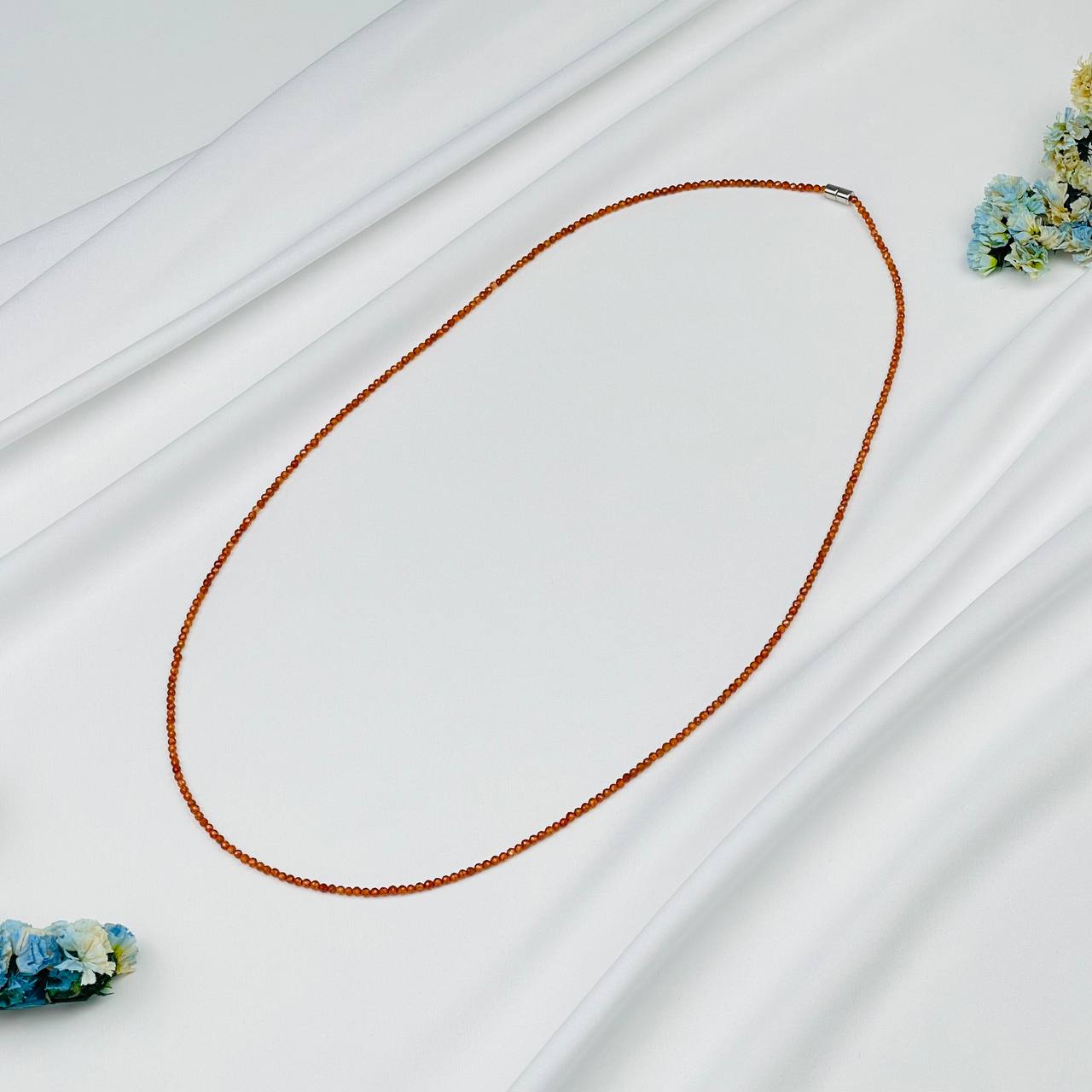 Радуга Самоцветов Украшение- трансформер (колье/браслет) из Граната (Спессартин)