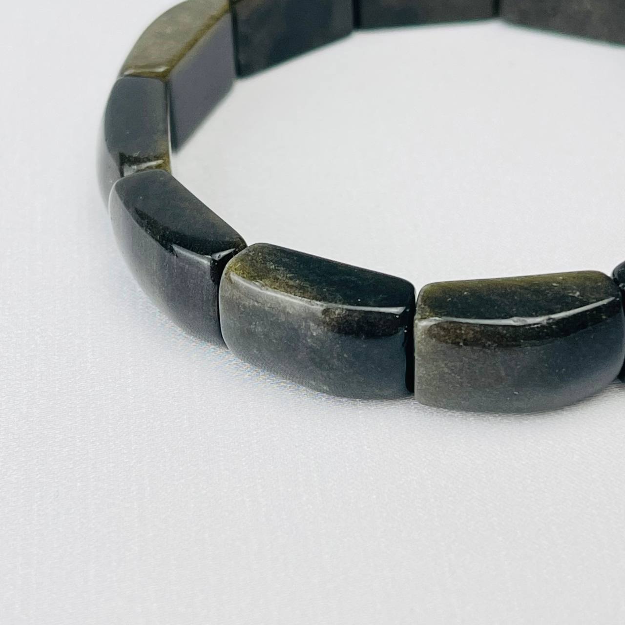 Радуга Самоцветов Браслет из золотистого Обсидиана