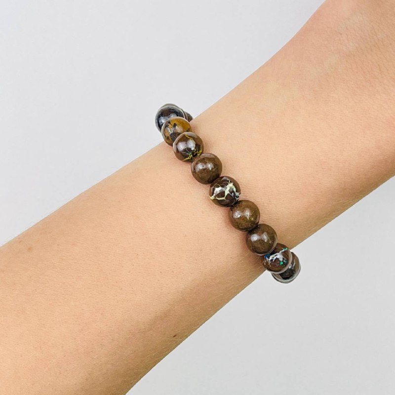 Радуга Самоцветов Браслет из древесного Опала