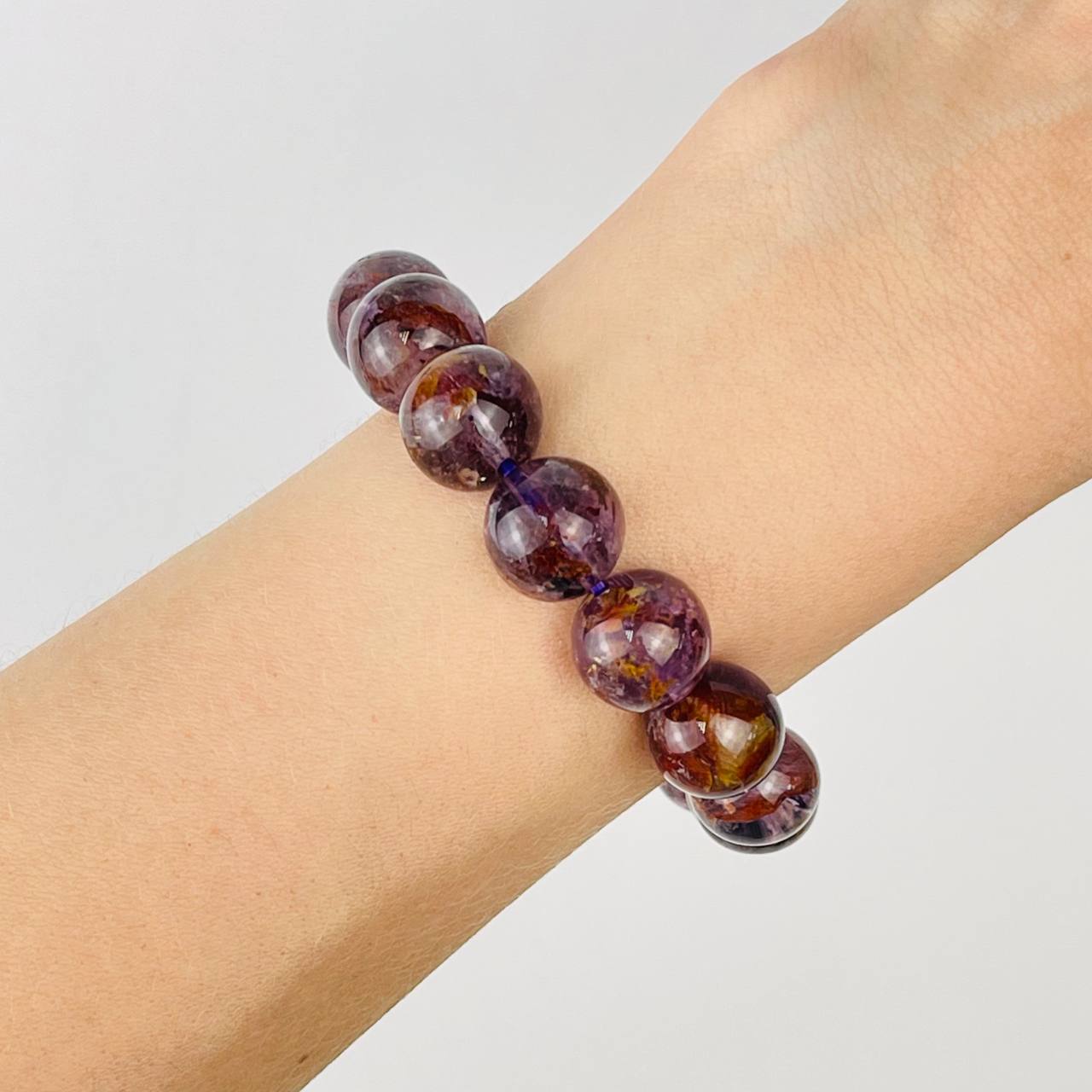 Радуга Самоцветов Браслет из Ауралита (Канадский аметист)