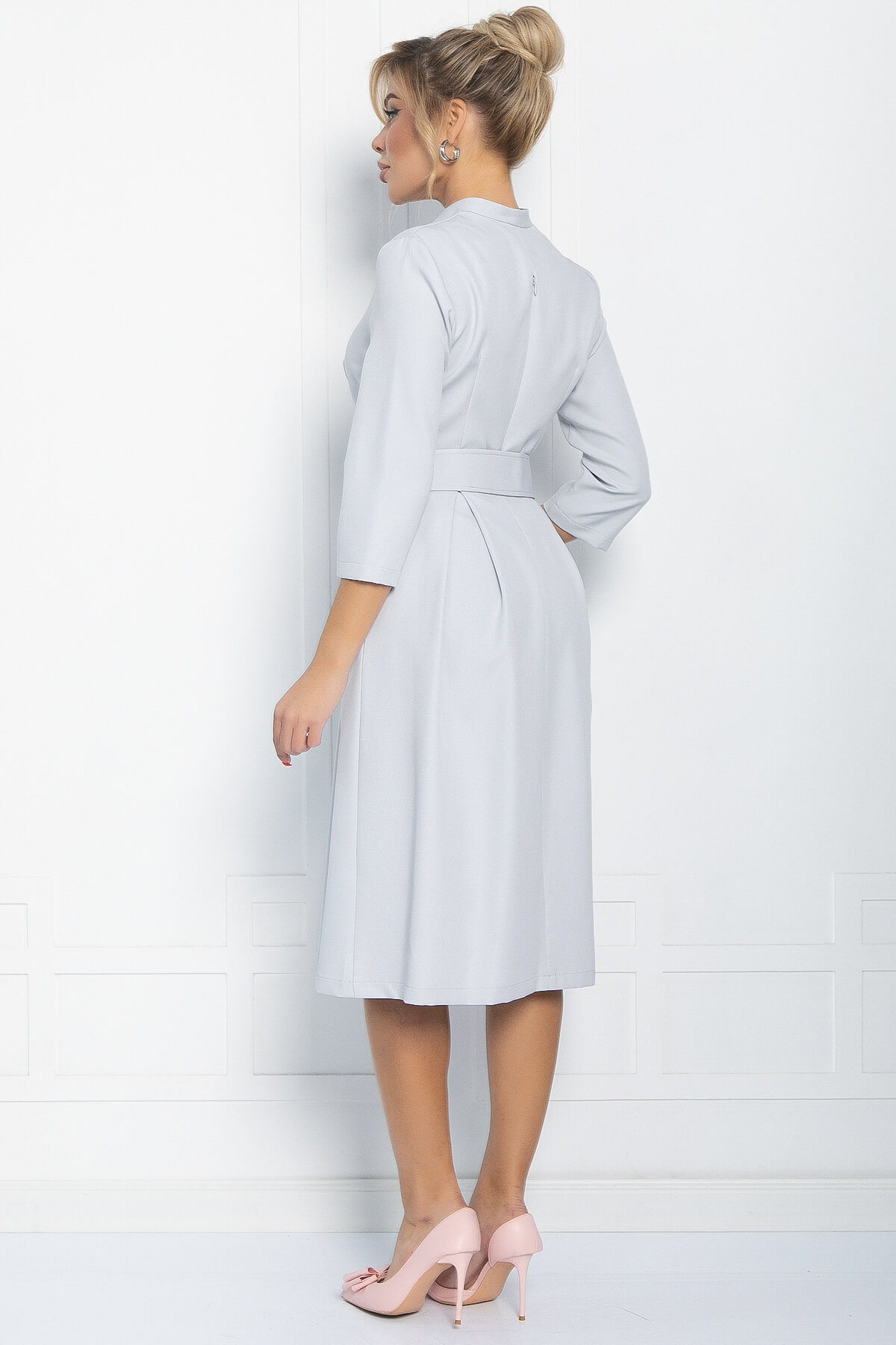 Платье Константа (серое) П11605