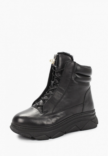 KB704SW Ботинки женские зимние натуральная кожа натуральный мех KING BOOTS