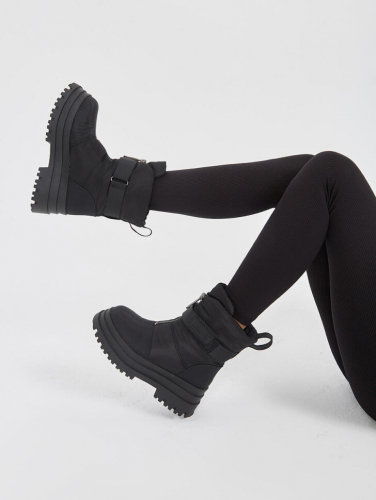KB814SW Дутики женские зимние высокие теплые на массивной подошве KING BOOTS
