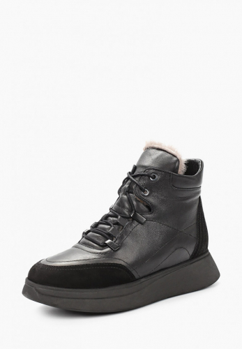 KB684SW Ботинки женские зимние кожа натуральный мех KING BOOTS