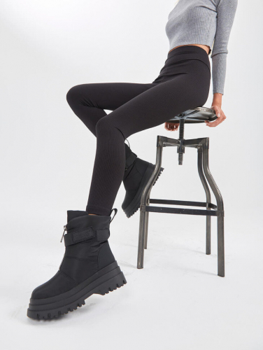 KB814SW Дутики женские зимние высокие теплые на массивной подошве KING BOOTS