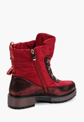 KB646RT Ботинки дутые женские зимние красные KING BOOTS