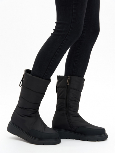 KB910SW Сапоги дутые женские зимние на молнии KING BOOTS