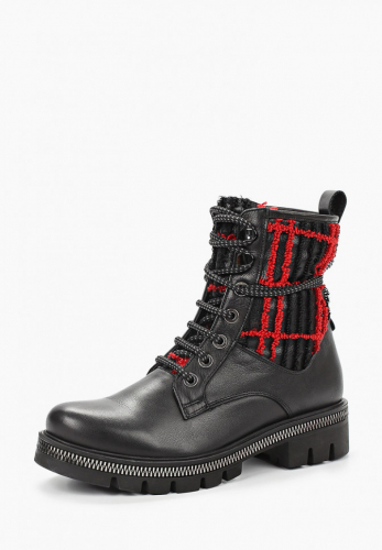 KB733SW Ботинки женские зимние высокие на шнурках и молнии KING BOOTS