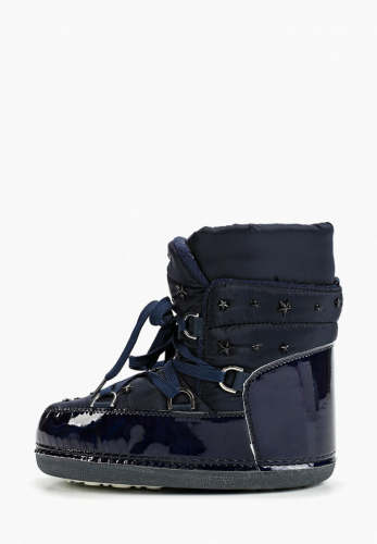 KB688BL Луноходы женские зимние синие KING BOOTS
