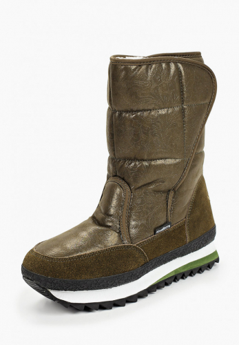 KB777GRN Дутики женские зимние непромокаемые KING BOOTS