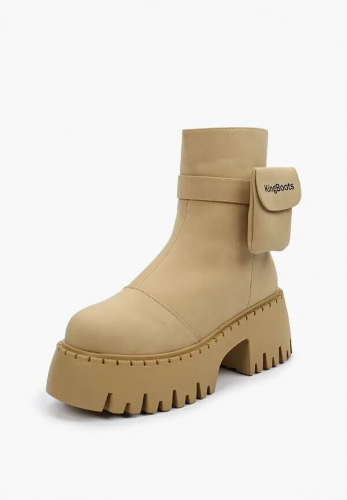 KB815BG Сапоги зимние классические на высокой платформе KING BOOTS
