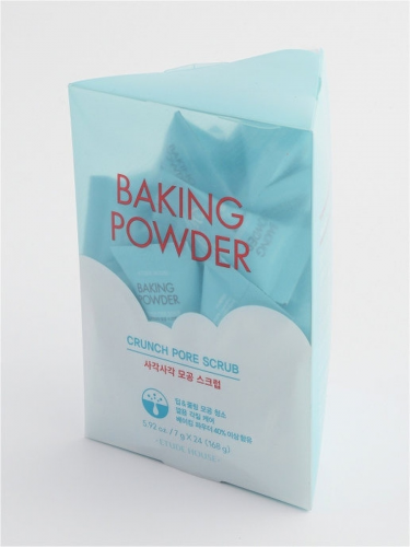 Etude House / Скраб для лица с содой. Baking Powder Crunch Pore Scrub 7 гр по 24 шт.