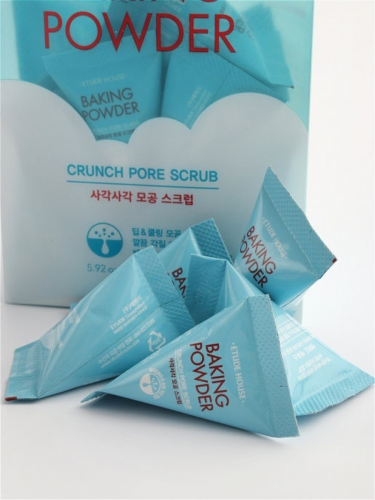Etude House / Скраб для лица с содой. Baking Powder Crunch Pore Scrub 7 гр по 24 шт.
