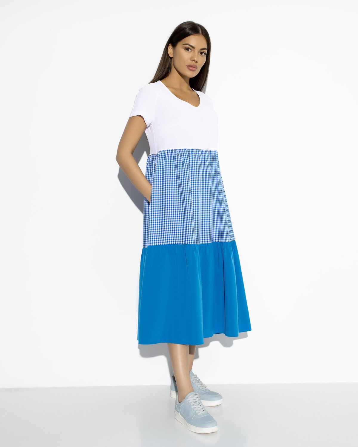 ст. цена2109руб.! CHARUTTI Платье 10581голубой