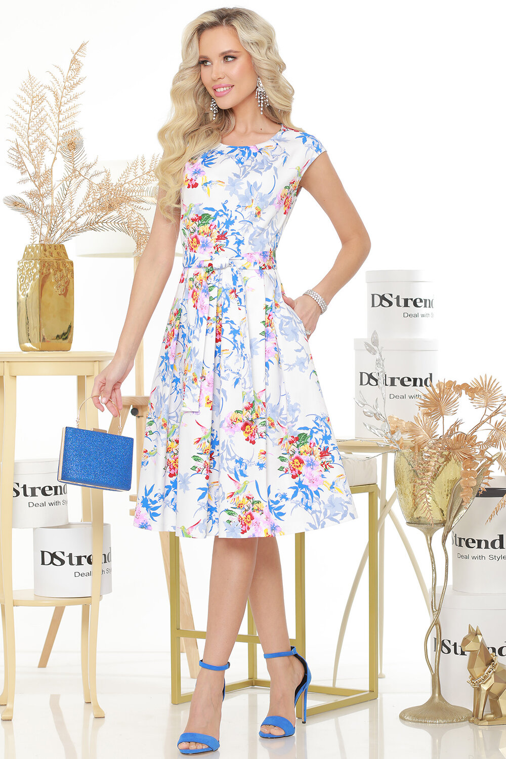 ст. цена2035руб.! DStrend Платье П-3745Белый