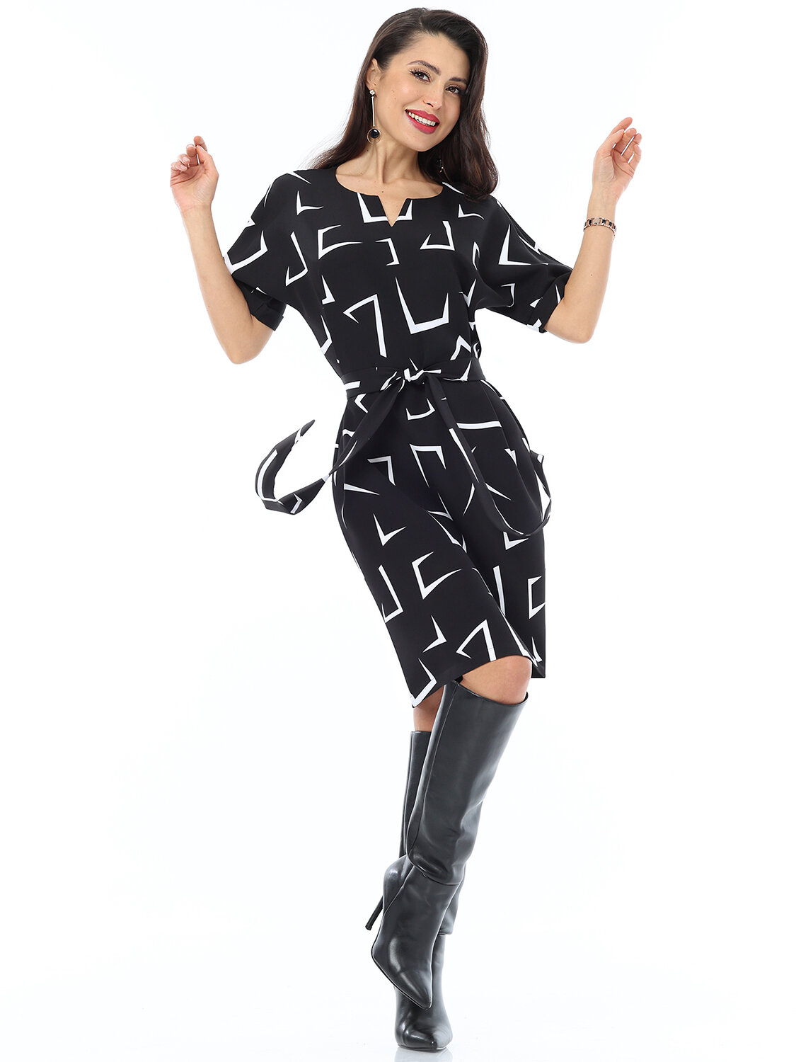 ст. цена2278руб.! DStrend Платье П-4772Чёрный