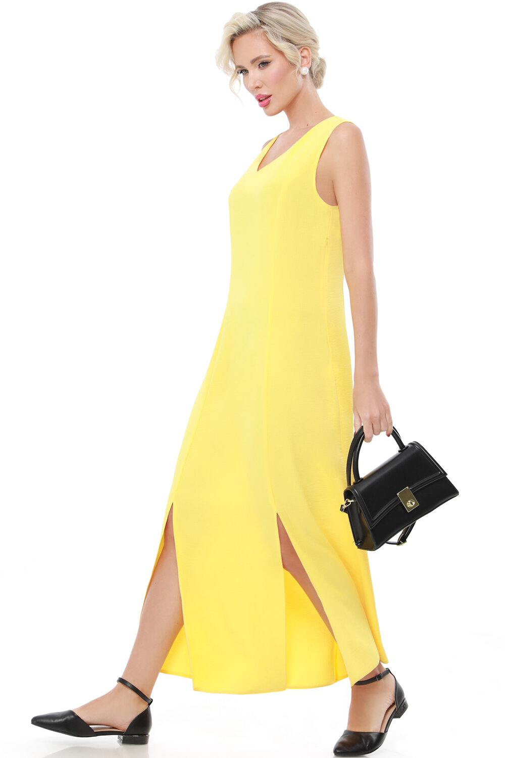 ст. цена2008руб.! DStrend Платье П-4468Жёлтый