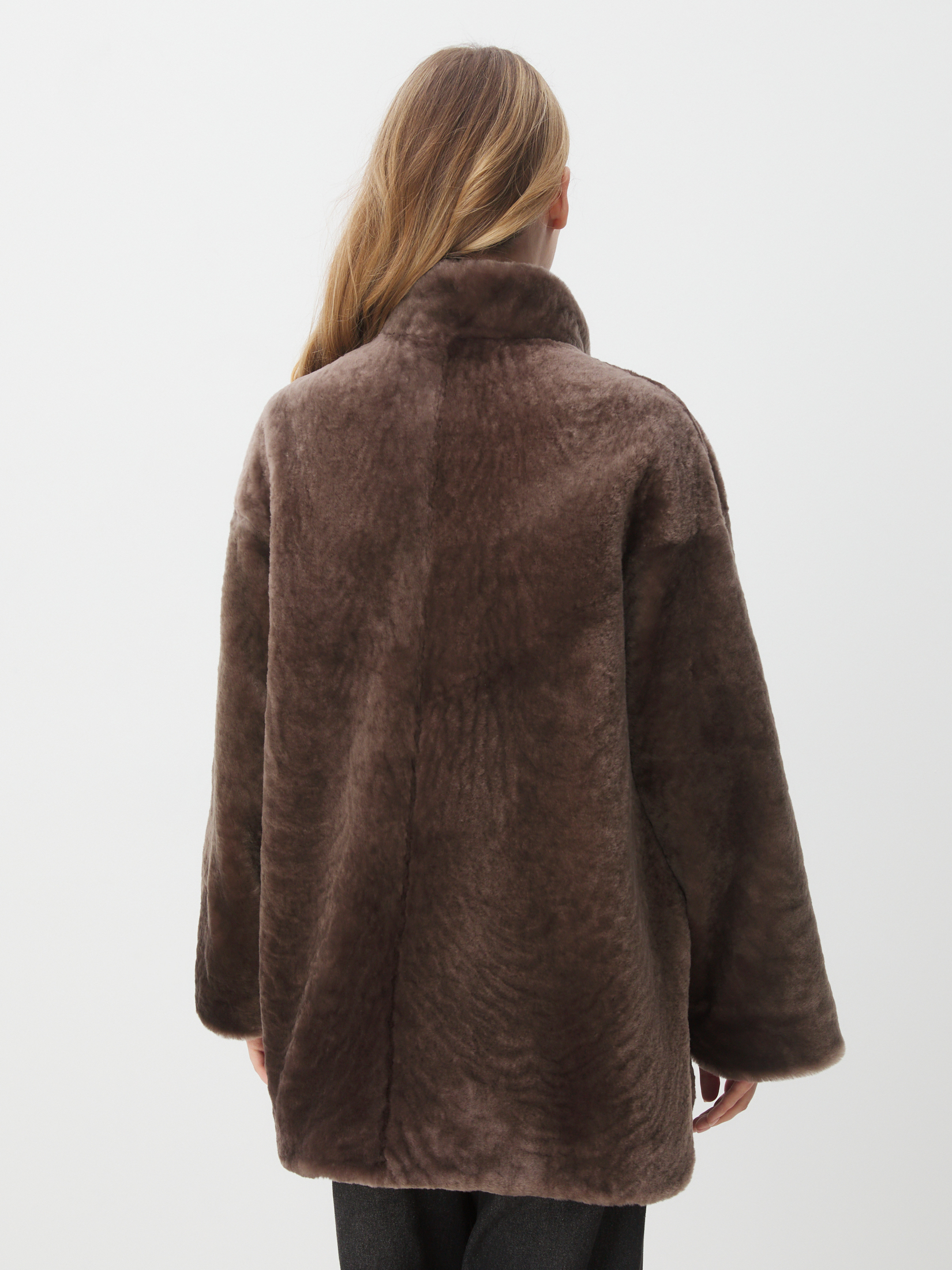 Женская шуба MAISON DAVID 4625715, серо-коричневый