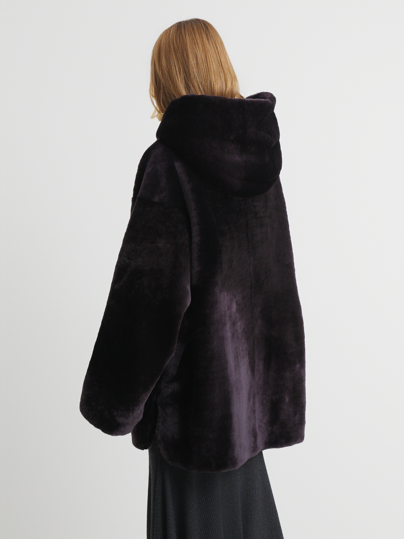 Женская шуба MAISON DAVID 4612167, темно-фиолетовый