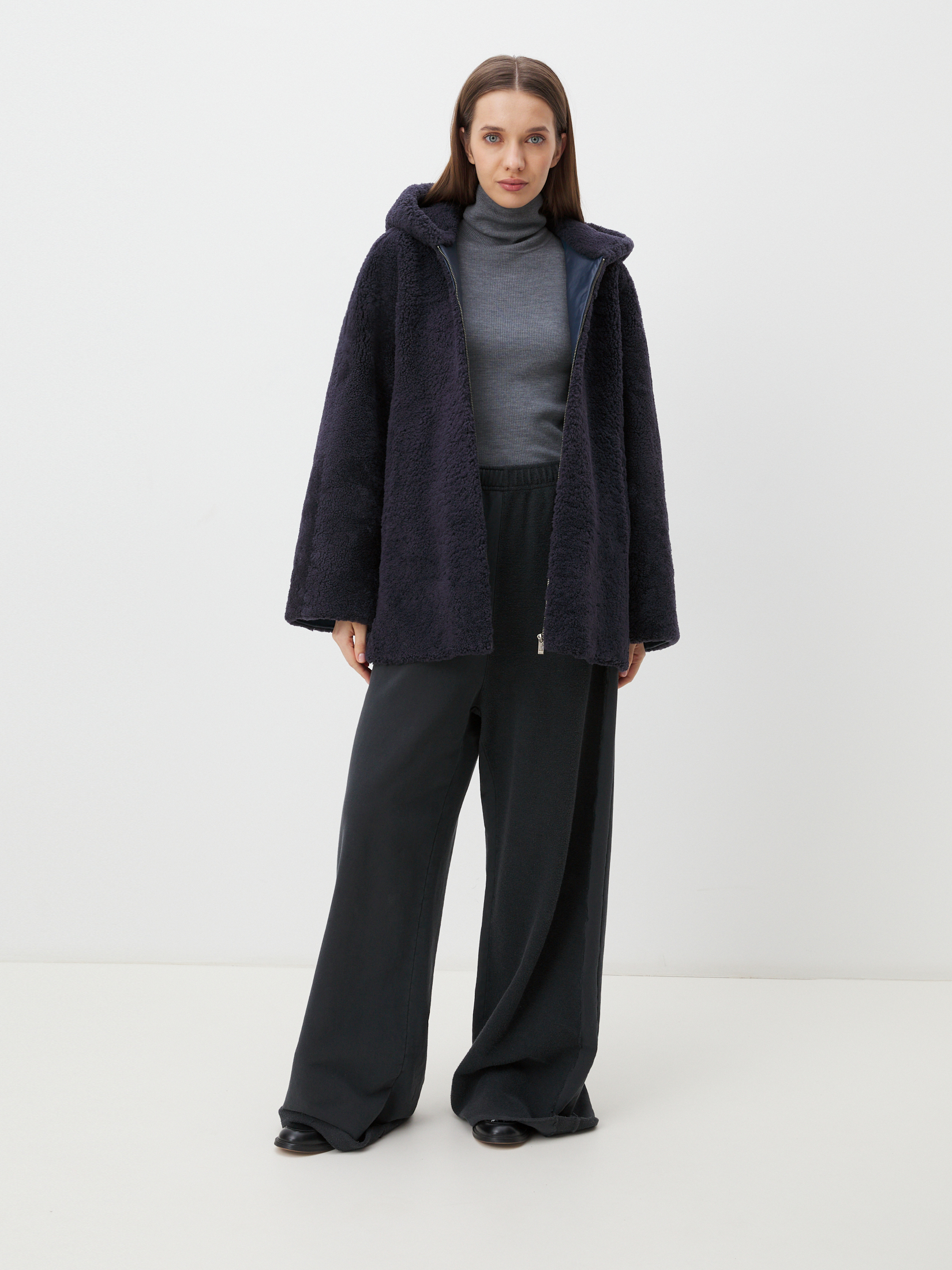 Женская шуба MAISON DAVID 4535962, фиолетово-синий