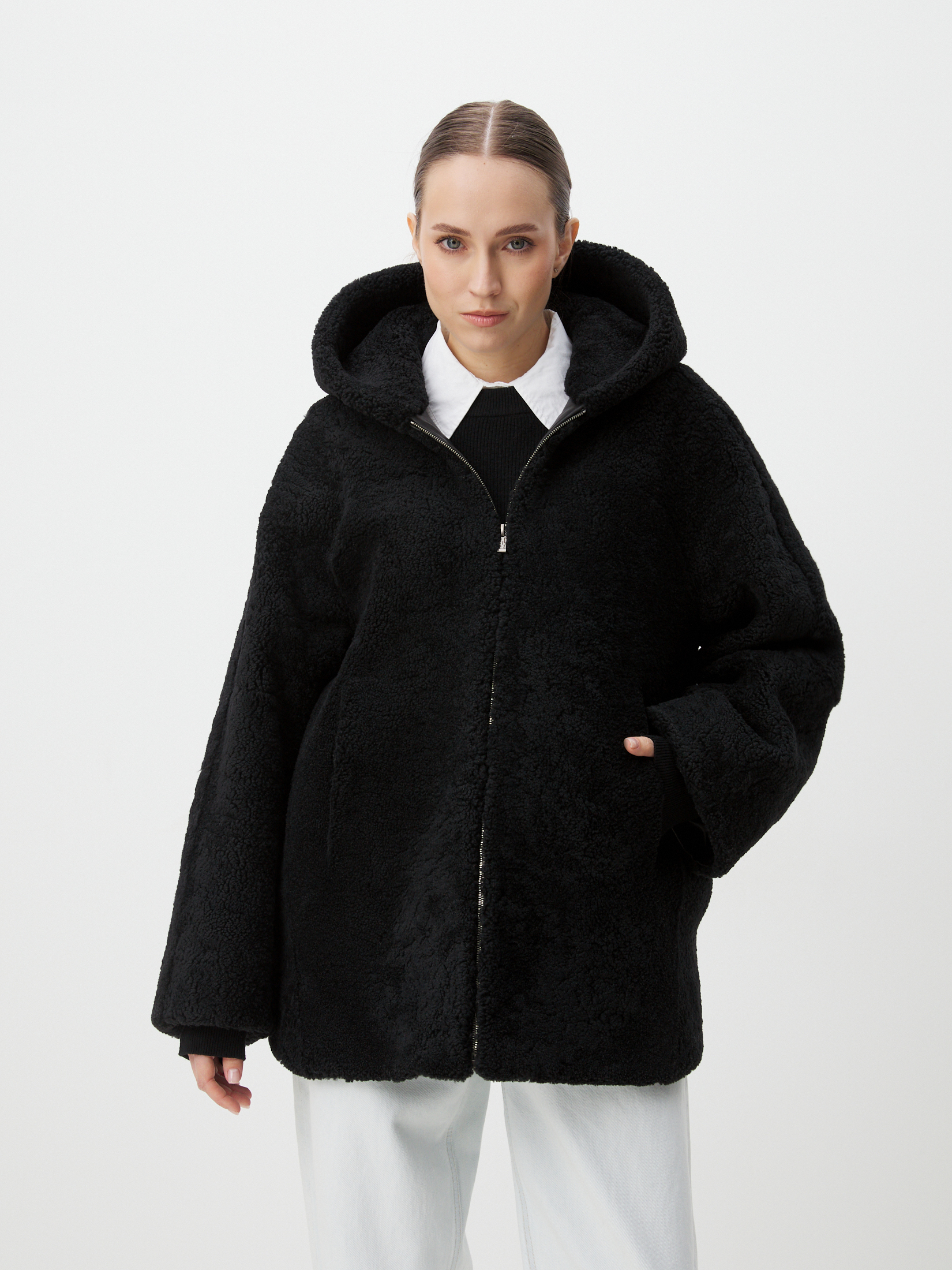 Женская шуба MAISON DAVID 4535994, черный