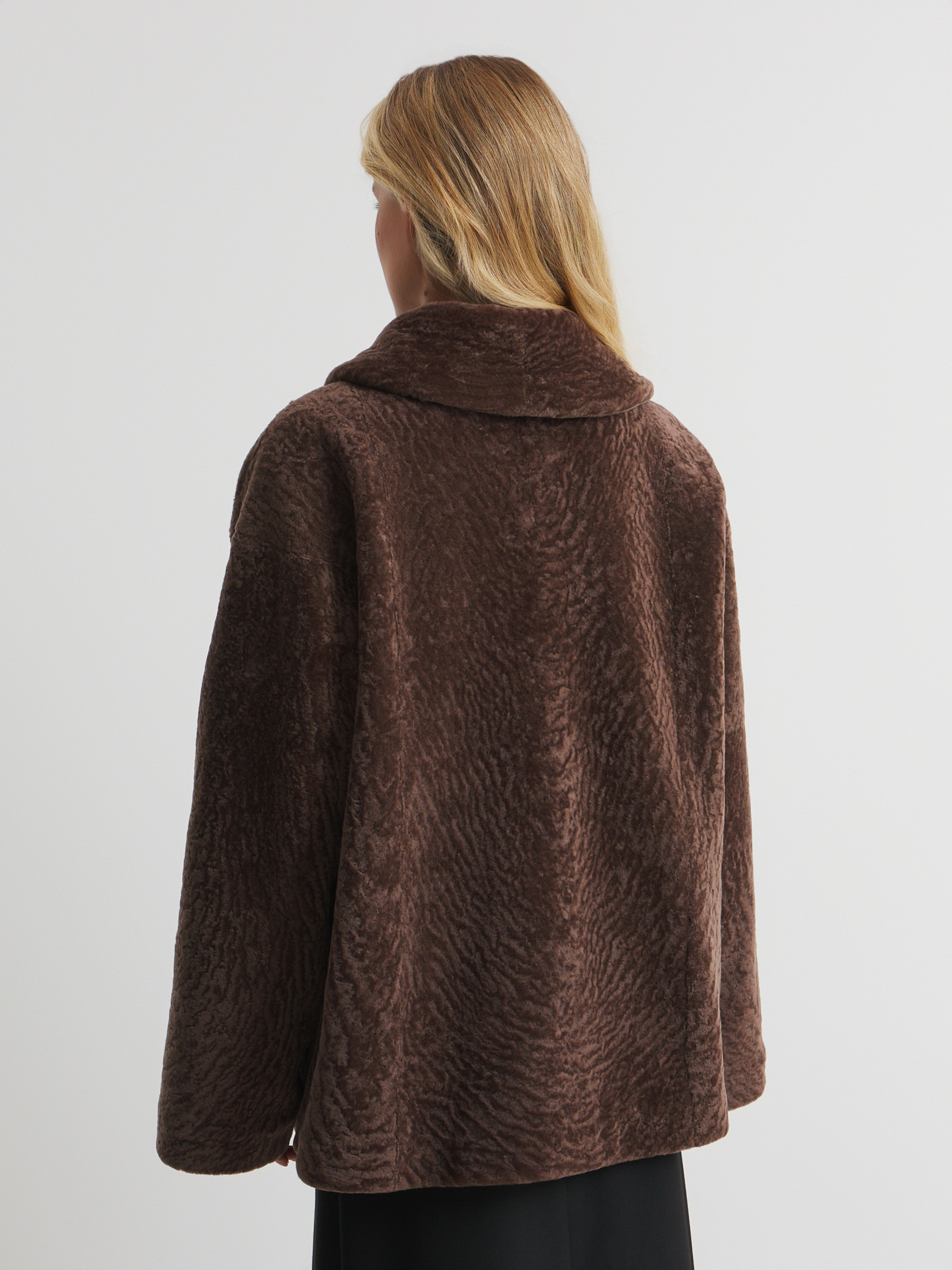 Женская шуба MAISON DAVID 4779046, серовато-коричневый