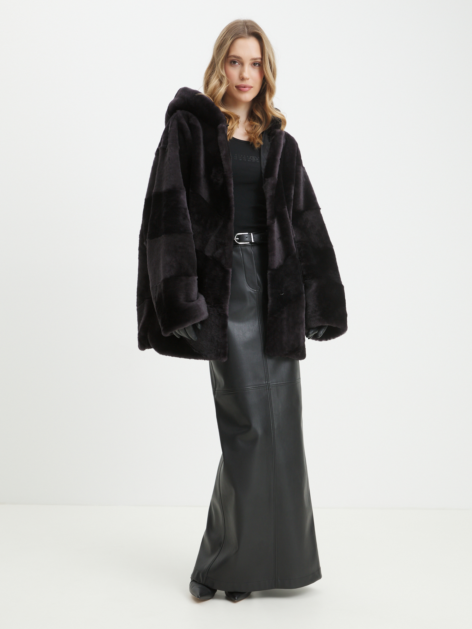 Женская шуба MAISON DAVID 4535786, темно-фиолетовый