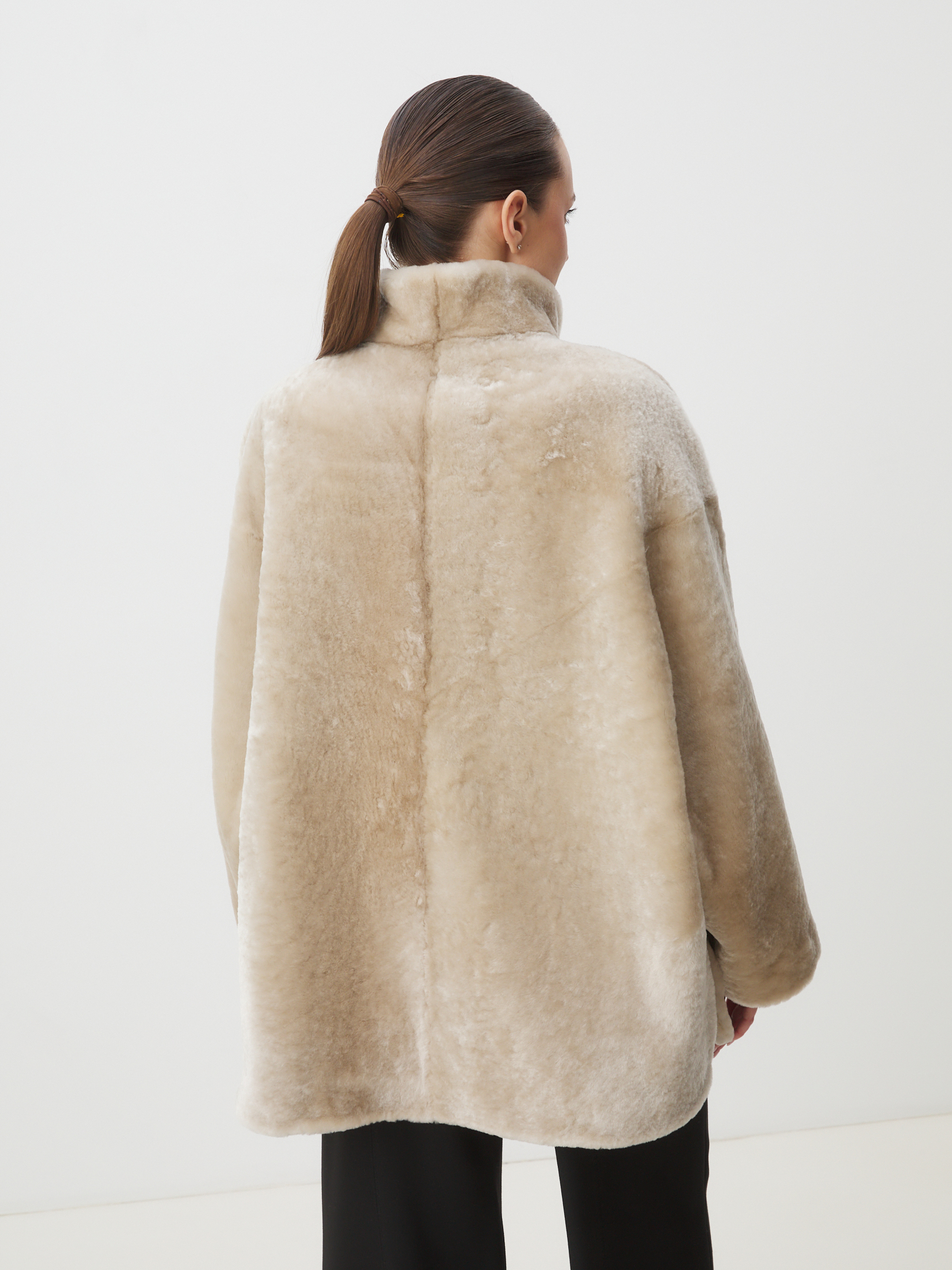 Женская шуба MAISON DAVID 4625695, серовато-бежевый