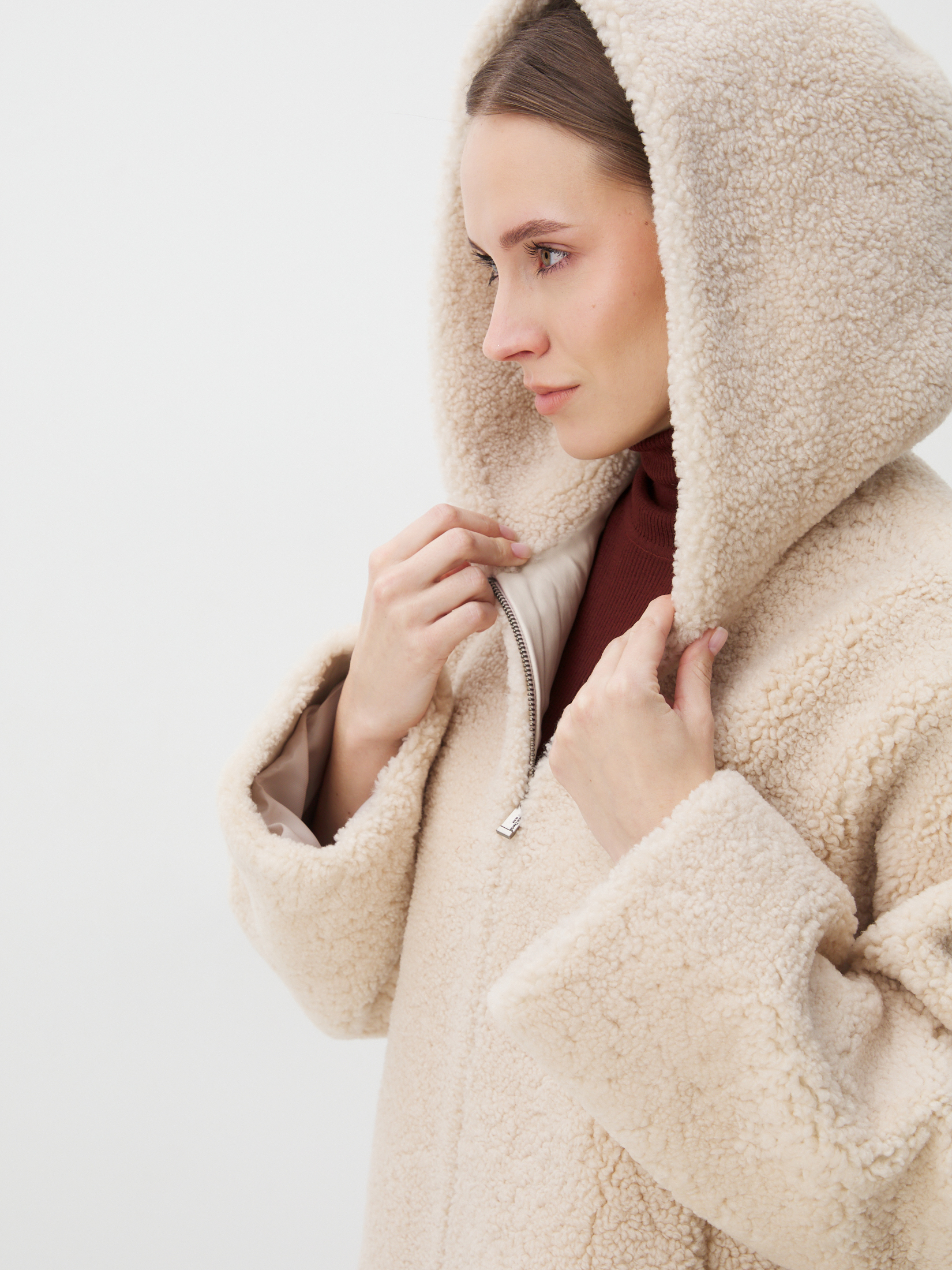 Женская шуба MAISON DAVID 4535986, светло-бежевый