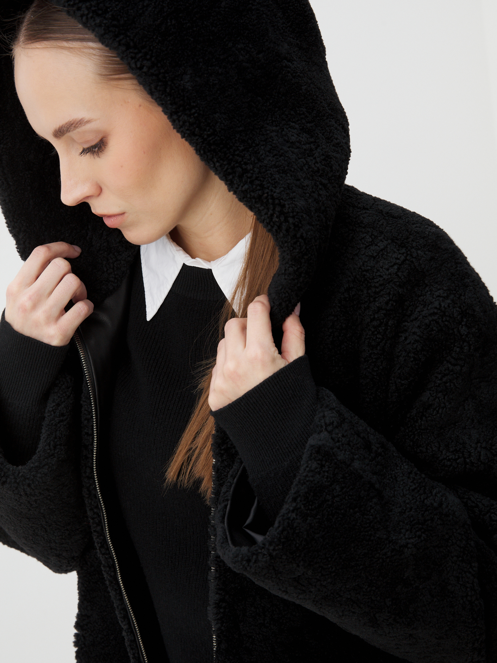 Женская шуба MAISON DAVID 4535994, черный