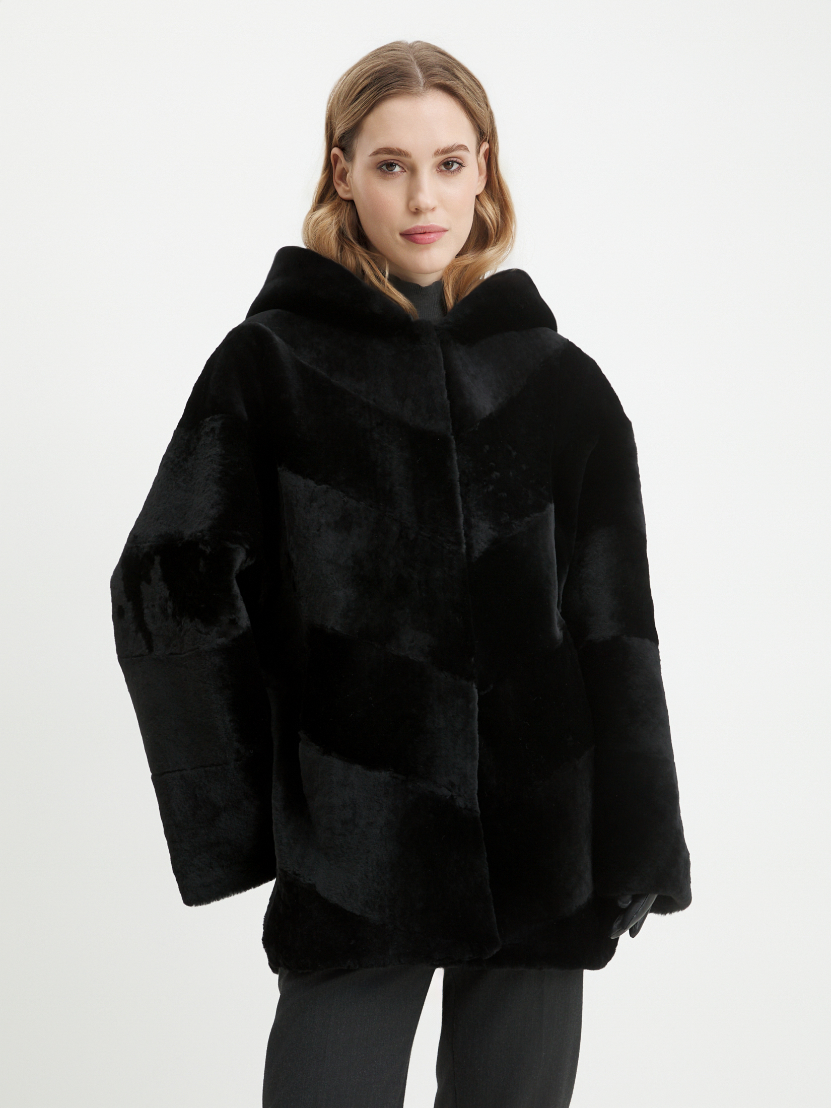 Женская шуба MAISON DAVID 4535810, черный
