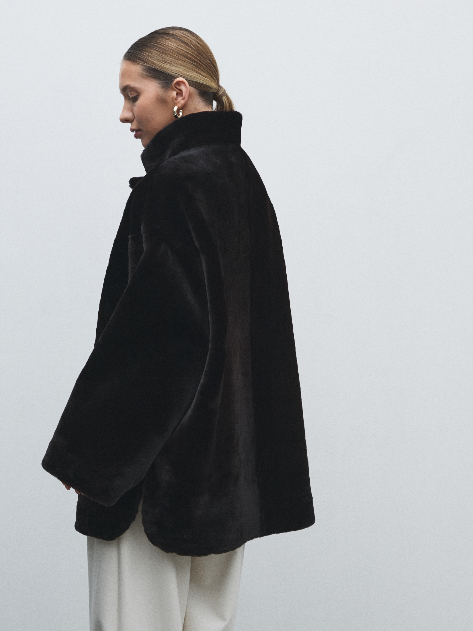 Женская шуба MAISON DAVID 4778939, темно-коричневый