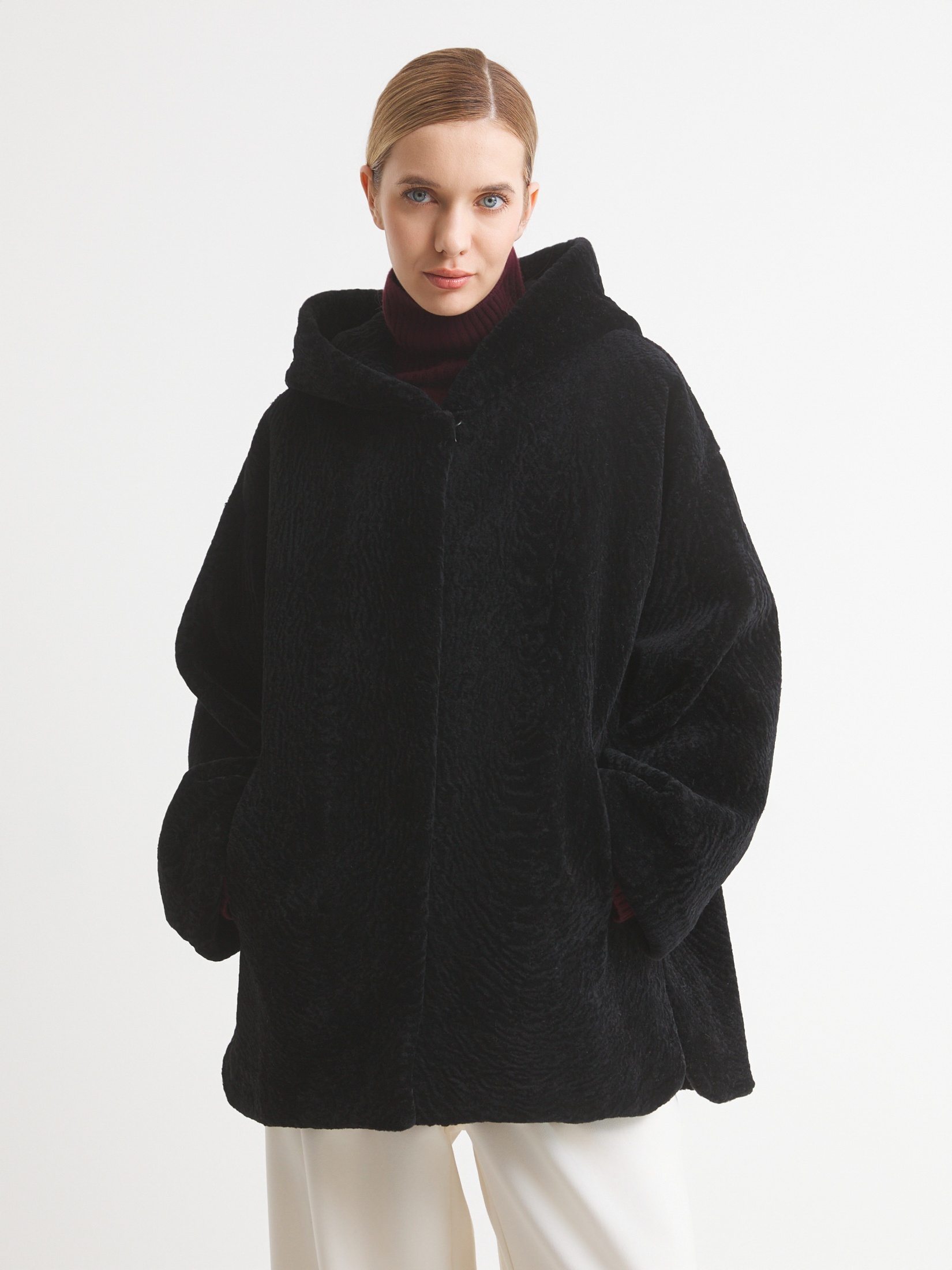 Женская шуба MAISON DAVID 4647879, черный