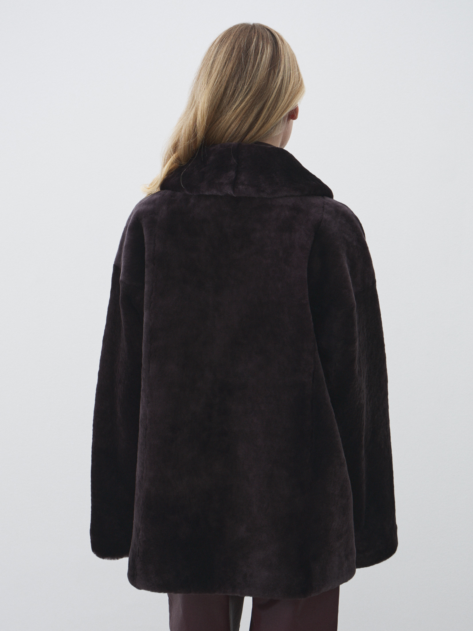 Женская шуба MAISON DAVID 4749503, темно-фиолетовый